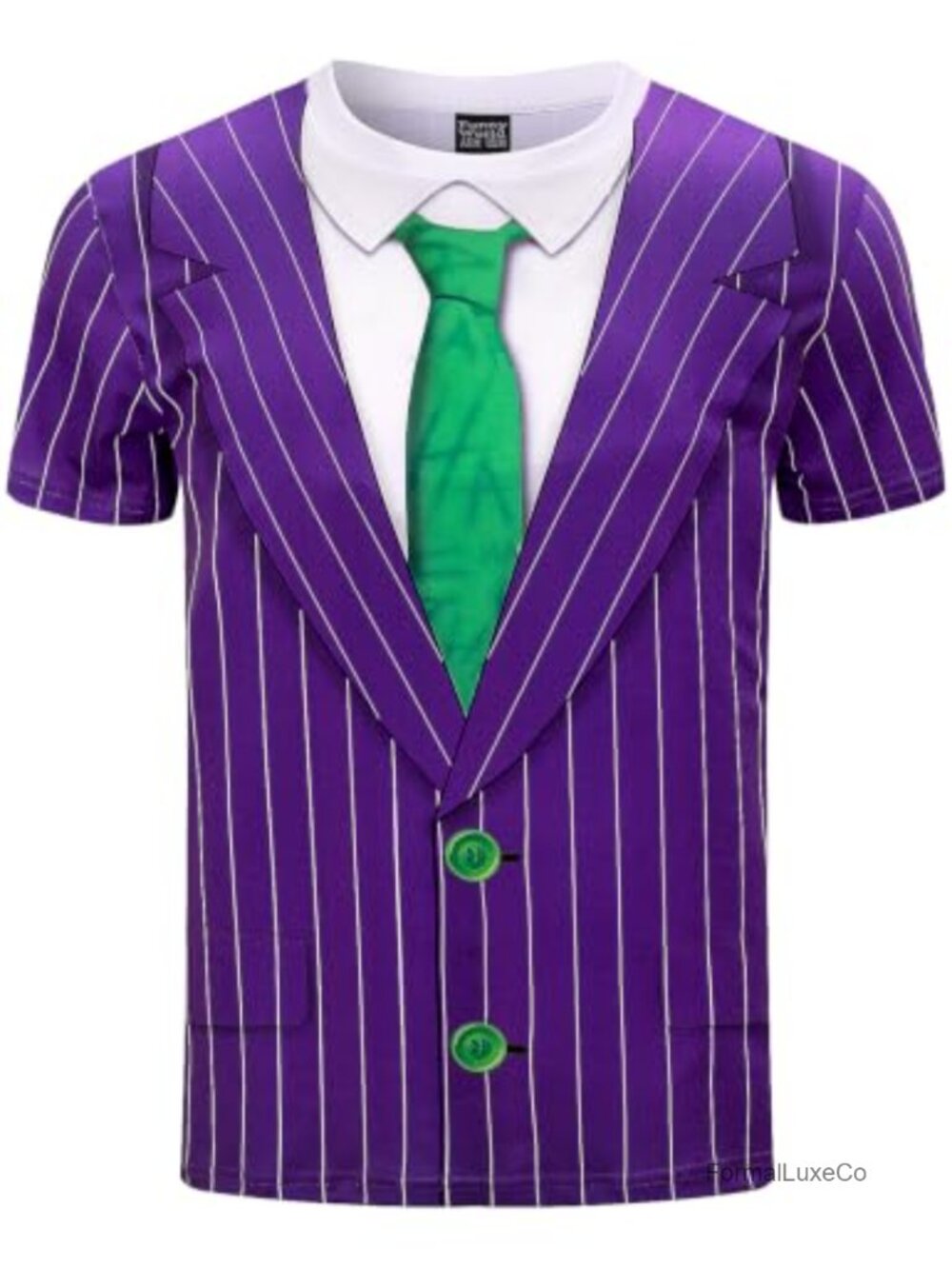 Funny World Tuxedo Shirt Men Short Sleeve Novelty Party Tee